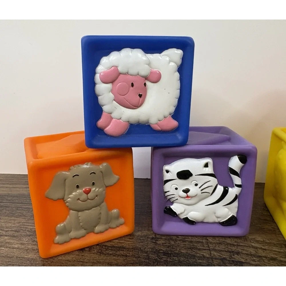Circle Of Knowledge Squeeze A Lot Block Set Animals Nature ABCs Numbers